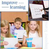 Classroom Dry Erase Board Set – 25 Double-Sided Lined Whiteboards with Markers & Erasers (9" x 12")