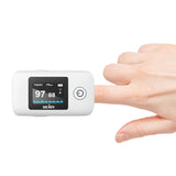 Sejoy Digital Wrist Blood Pressure Monitor with Finger Pulse Oximeter – OLED Blood Oxygen, Heart Rate & BP Monitor for Home Use