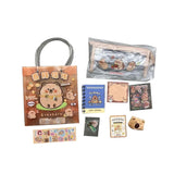 Kawaii Capybara Cartoon Stationery Set with Cute Handbag for School, Office & Gift Use