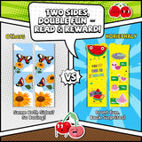 70-Piece Scented Scratch & Sniff Bookmarks – Cute Fruit Theme Assorted Educational Markers