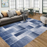 Modern Geometric Area Rug – Soft Washable Floor Carpet for Living Room, Bedroom & Dining Space