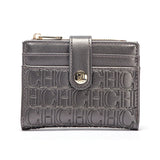 Unisex Retro Printed Wallet – Classic Portable Card Holder, Zero Wallet & Universal PU Leather Money Purse