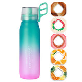 750ml Scent-Up Water Bottle with Aroma Pod – Air-Flavored Hydration Bottle for Travel & Outdoor