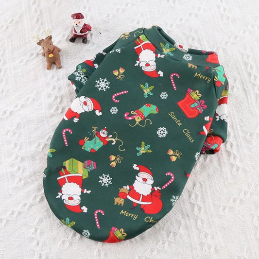 Christmas Dog Sweater – Warm Winter Pet Clothes for Small to Large Dogs & Cats (XS–4XL)