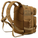 25L Tactical Gym & Survival Backpack – MOLLE Laser-Cut Daypack with Dual Cup Holders for Hiking, Hunting & Bug-Out Use