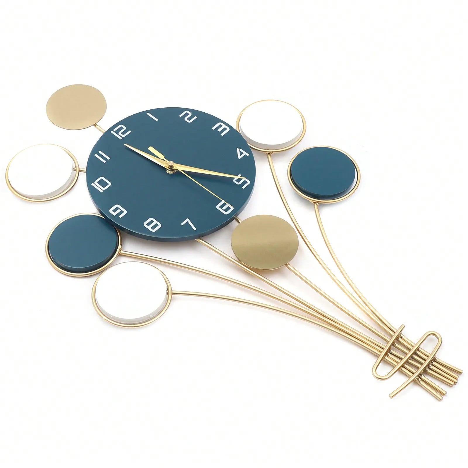 Large Wall Clock – Silent Battery Operated Hot Air Balloon Design, No-Drill Installation 🕒🎈