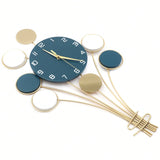 Large Wall Clock – Silent Battery Operated Hot Air Balloon Design, No-Drill Installation 🕒🎈