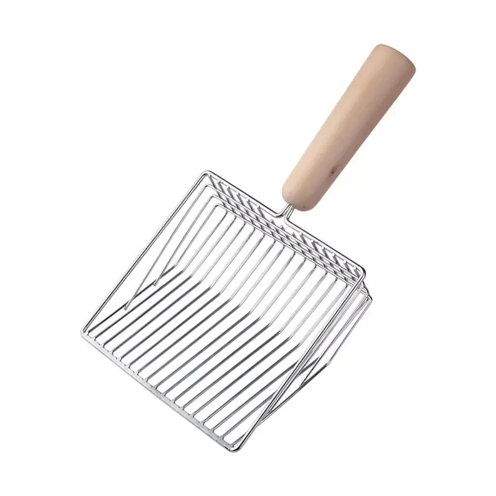 Heavy Duty Metal Cat Litter Scoop – Durable & Sturdy Shovel for Easy Litter Box Cleaning, Efficient & Comfortable Pet Tool