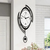 Modern Nordic 3D Wall Clock – Creative Minimal Art Clock for Living Room & Bedroom Décor