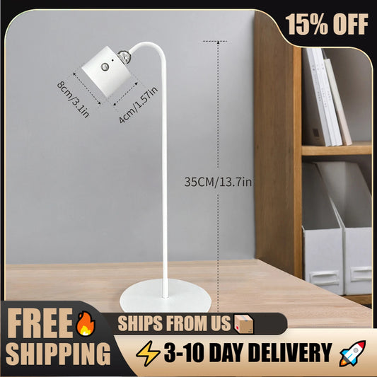 💡 3-Level Dimmable Magnetic Desk Lamp – Portable Detachable LED Light for Home & Office, Space-Saving Modern Design