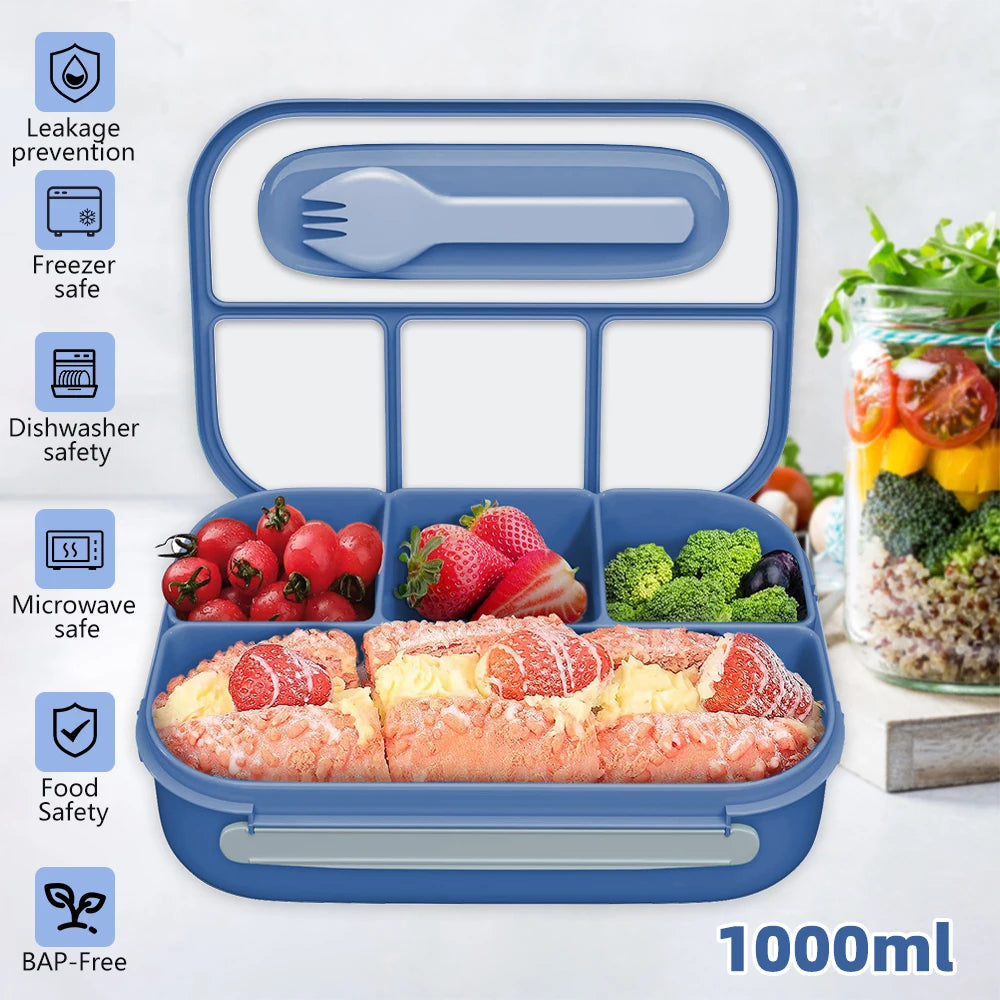 1L Electric Lunch Box Food Warmer – Portable Leak-Proof Heated Lunch Container for Car & Home