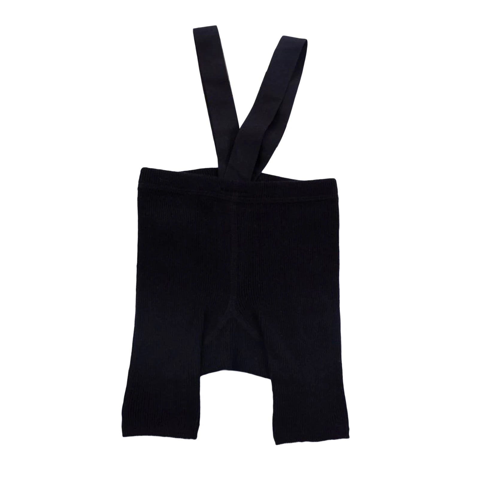 Infant Solid Color Suspender Tights – High Waist Knitted Leggings for Baby Boys & Girls, Stylish Toddler Outfit