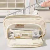Dirty-Proof Large Capacity Pencil Bag – Aesthetic School Pen Case for Boys & Girls
