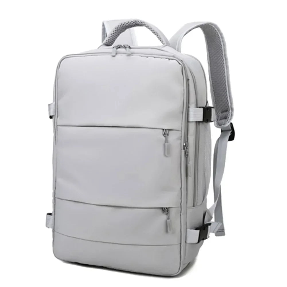 35L Waterproof Travel Backpack for Women – Dry & Wet Separation Laptop Bag with USB Charging Port