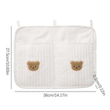 Bedside Hanging Baby Crib Organizer – Multi-Pocket Nursery Storage Bag