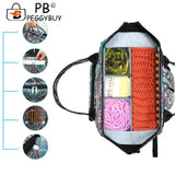 Thread & Yarn Storage Backpack — Large-Capacity Crochet Organizer Bag for Sewing & Craft Supplies