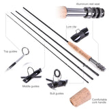 9ft Fly Fishing Rod & Reel Combo – Complete Starter Kit with Carry Bag & 20 Flies | Lightweight Fly Rod, Reel & Line Setup