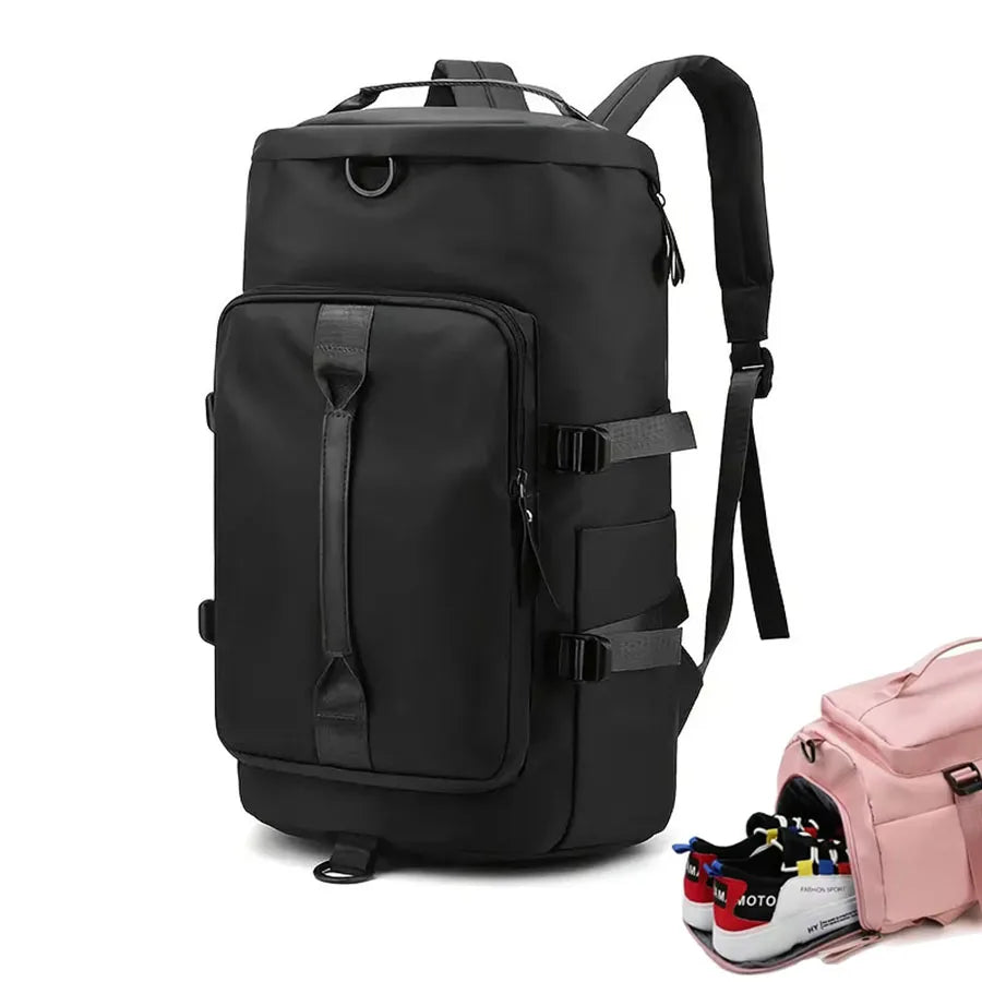 Women’s Large-Capacity Travel Duffel Bag – Waterproof Oxford Carry-On Tote with Shoulder Strap | Multi-Use Storage Handbag