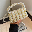 French Pearl Beaded Evening Clutch – Women’s Sweet Crossbody Bag for Weddings, Parties & Elegant Events