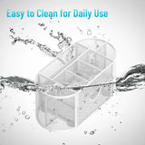 Sleek Mesh Desk Organizer – 9 Compartments Workstation Drawer & Pen-Holder Caddy