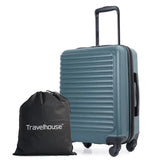 Travelhouse 20″ Carry-On Hardside Suitcase – Lightweight Spinner Wheels Travel Luggage