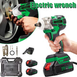 Ruiba 1/2" Brushless Electric Impact Wrench – 650Nm Cordless Power Tool for Makita 21V Battery 🔧⚡