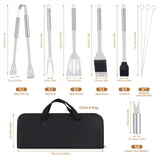 “20-Piece BBQ Grill Tool Set – Heavy Duty Stainless Steel Barbecue Utensils & Accessories Kit for Outdoor Grilling”