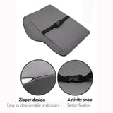 Lumbar Support Pillow – Memory Foam Back Cushion for Car, Office & Gaming Chairs, Soft Ergonomic Waist Support