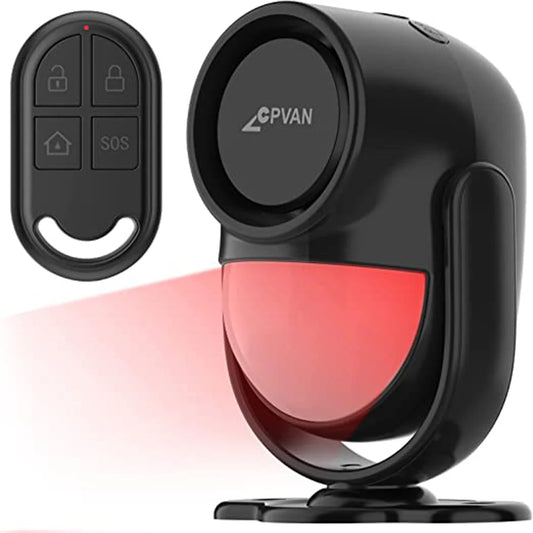 🚨 CPVAN Infrared Motion Detector – Wireless 433MHz PIR Sensor with 125dB Sound Alarm for Home Security