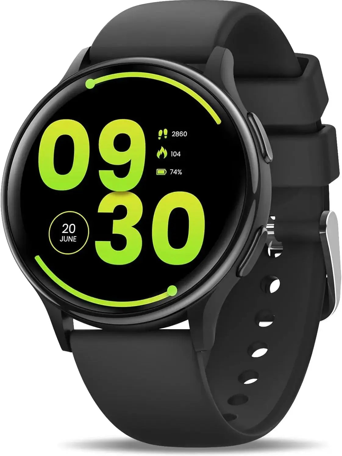 Smart Watch for Women – 1.27” HD Fitness Tracker with 400+ Watch Faces, Bluetooth Calls & Female Health Monitor (iPhone & Android)