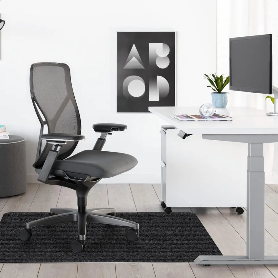Office Chair Mat for Hardwood & Tile Floors – Large Anti-Slip Gaming & Computer Chair Floor Protector Rug, Easy to Clean