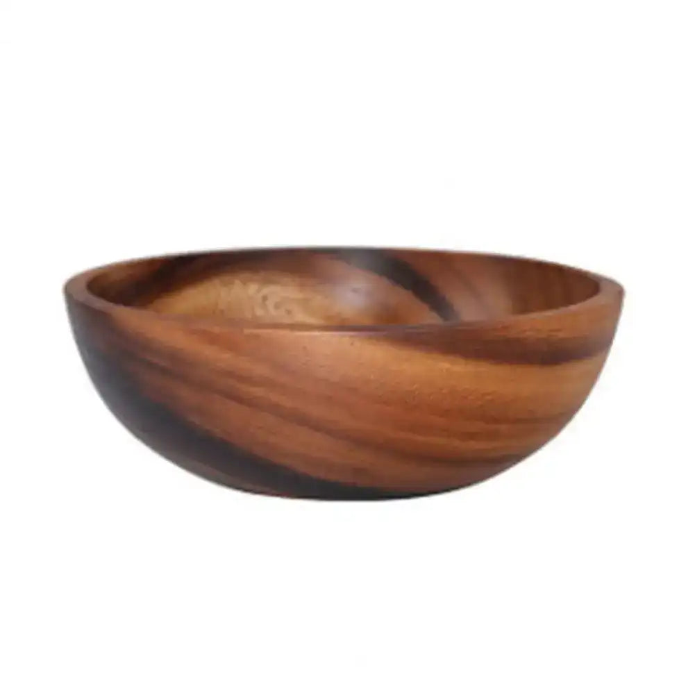 “Eco-Friendly Wooden Salad Bowl – Japanese Practical Large Wooden Soup & Kitchen Supplies”
