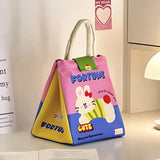 Cute Cartoon Insulated Lunch Bag – Waterproof Thermal Breakfast Organizer for Kids & Travel