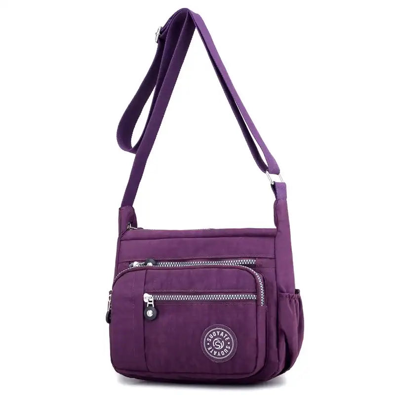 Multifunctional Outdoor Crossbody Bag for Women – Waterproof Nylon Shoulder & Handbag Messenger Bag (Diagonal Carry)