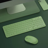 2.4G Wireless Gaming Keyboard and Mouse Combo – Portable Mini Keyboard with Silent Keys & Optical Mouse Kit for Laptop & PC