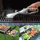 “BBQ Grill Steam Cleaning Brush – Outdoor Barbecue Scraper Cleaner for Gas & Charcoal Grills”