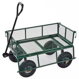 Muscle Carts Steel Utility Garden Wagon – 400-lb Load Capacity, 21-3/4″ Height × 34″ Length × 18″ Width