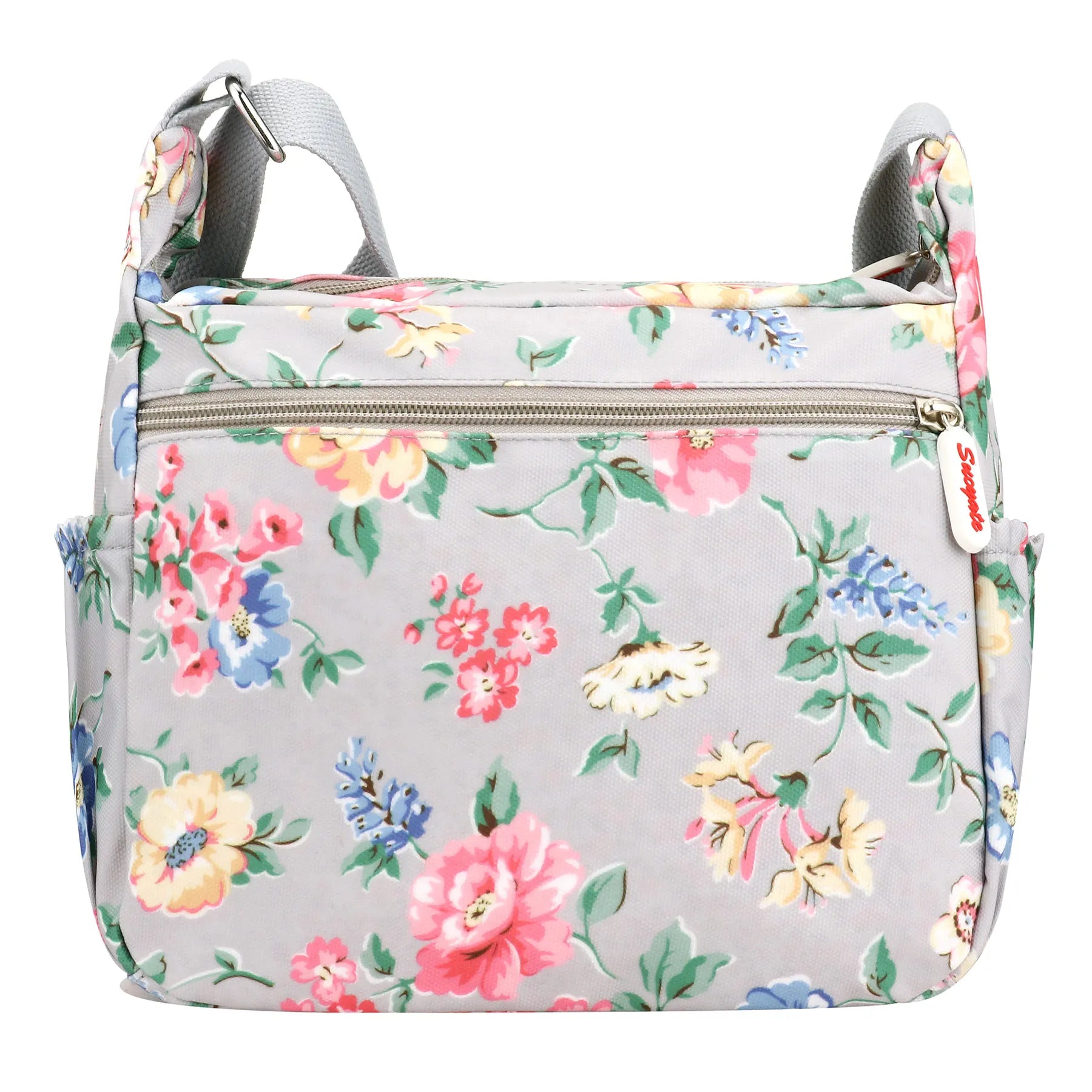 Women’s Multi-Pocket Floral Crossbody Bag – Waterproof Shoulder Messenger Handbag for Shopping & Daily Use