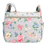 Women’s Multi-Pocket Floral Crossbody Bag – Waterproof Shoulder Messenger Handbag for Shopping & Daily Use