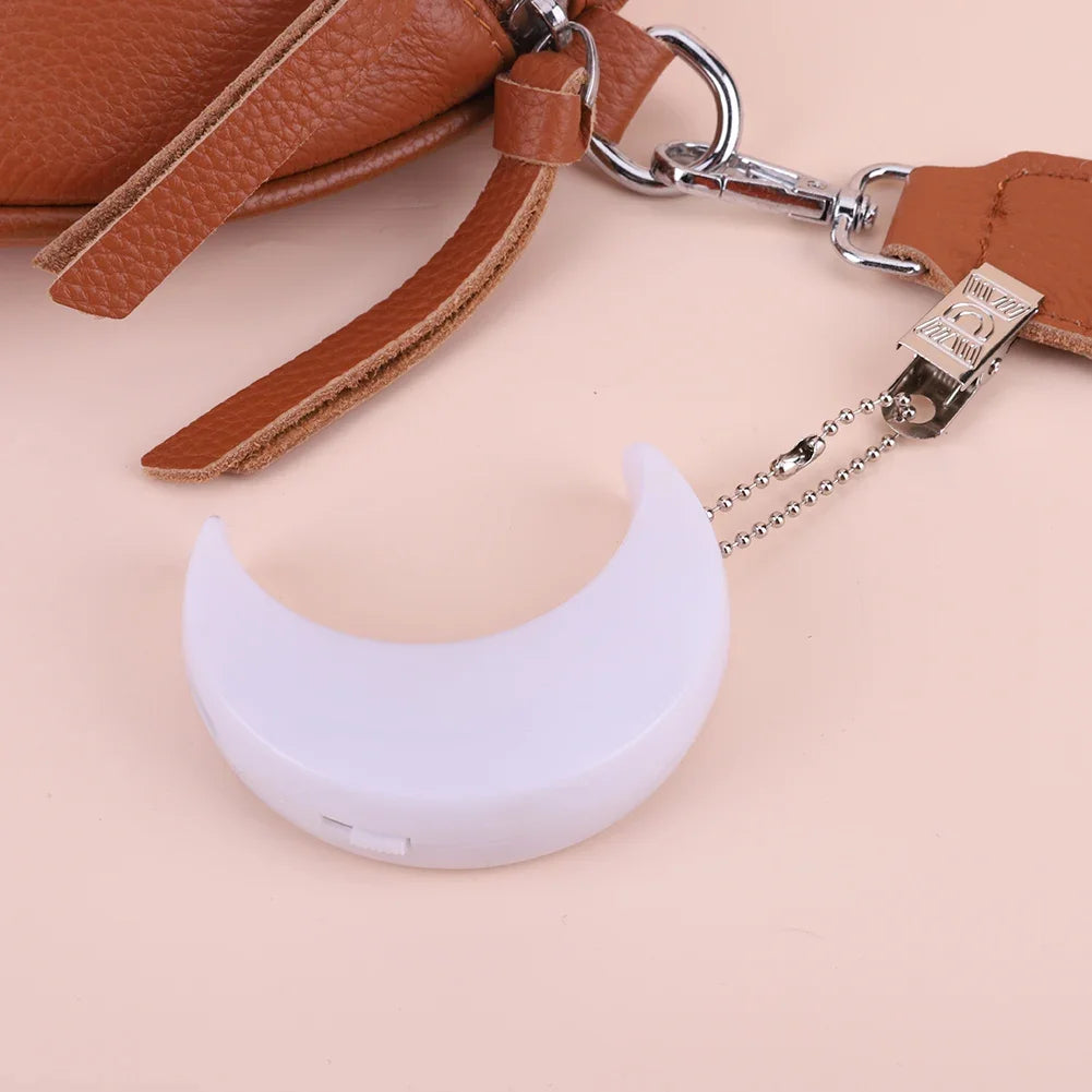 Heart-Shaped LED Purse Light – Touch Sensor Moon Bag Light with Clip, Portable Hanging Handbag Night Lamp, Gifts for Women