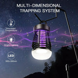 Portable Bug Zapper – Rechargeable Wireless Mosquito Killer with Built-in Light & 2000mAh Battery for Outdoor Adventures, Garden & Yard