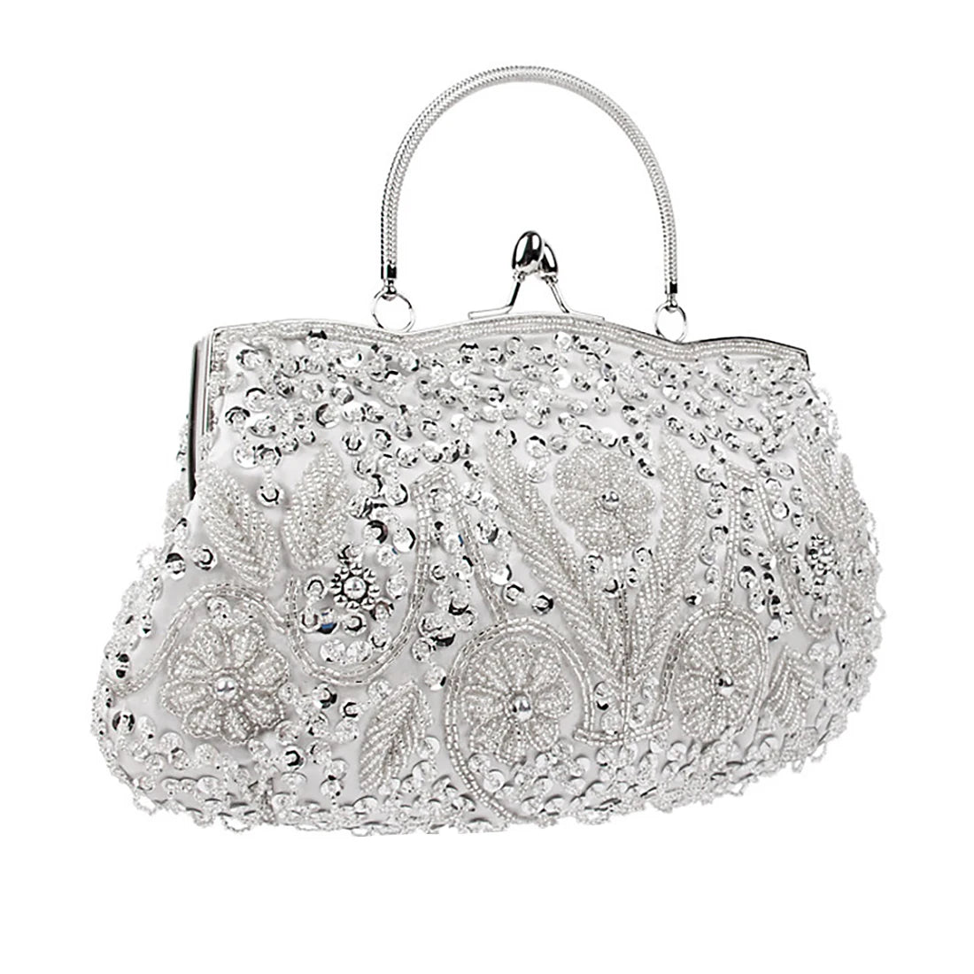 Women’s Beaded Evening Party Clutch – Exquisite Embroidered Mini Tote Wallet Handbag for Weddings & Special Occasions