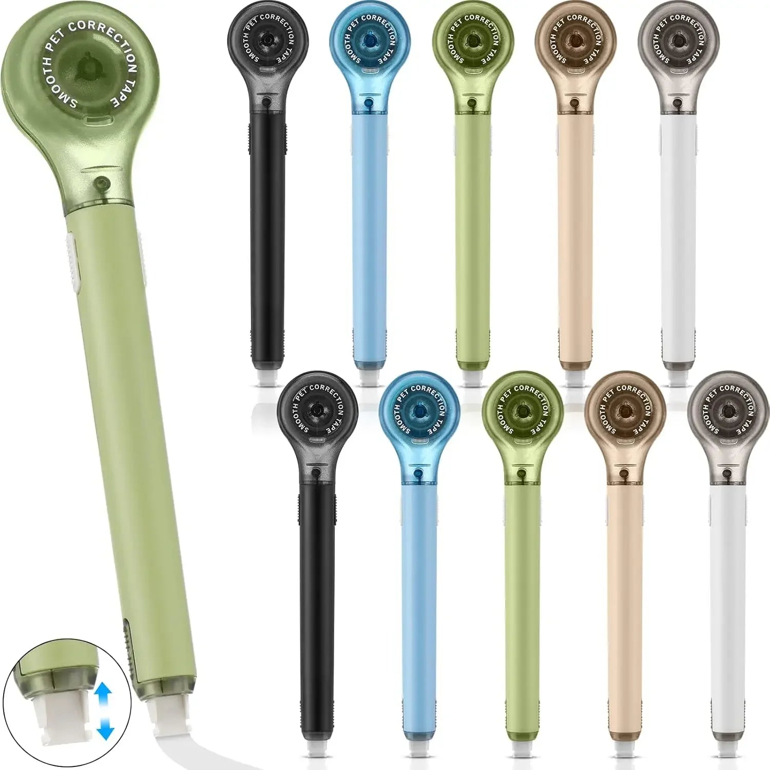10-Pack Correction Tape Pens – 0.2″ × 236″ School & Office Supplies