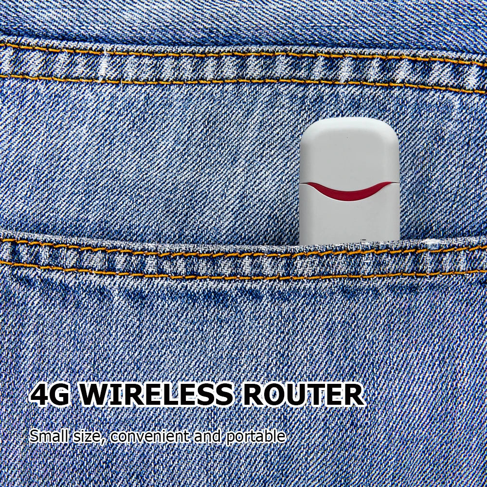 Portable WiFi USB Modem Stick – 4G LTE Wireless Router with SIM Card Slot, 150Mbps Dongle for Laptops & Mobile Devices