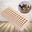 98-Hole Leather Carving Tool Storage Box – Precision Organizer for Craft & Hobby Tools