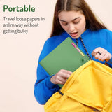 Expanding File Folder with 8 Pockets – Letter Size Accordion Document Organizer, Portable Paper Folder