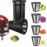 “Professional Slicer & Shredder Attachment for Stand Mixer – Cheese Grater & Vegetable Chopper Bündle”