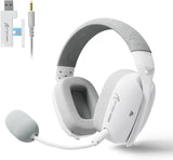 Mambasnake Attack Shark L80 Pro Gaming Headset – Lightweight Over-Ear Stereo Headphones with Mic for PC, PS5, Xbox & Laptops