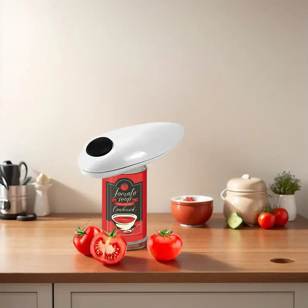Electric Can Opener Hands-Free Battery Operated