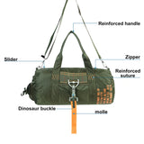 LQARMY Tactical Parachute Duffle Bag – 1000D Nylon Outdoor Travel & Camping Crossbody Pack